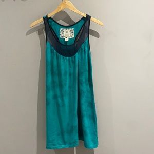 Green element dress
